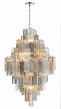 Eddifod Tiered 20-Light Chandelier-Chandelier-Jecanoli