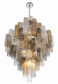 Eddifod Tiered 20-Light Chandelier-Chandelier-Jecanoli