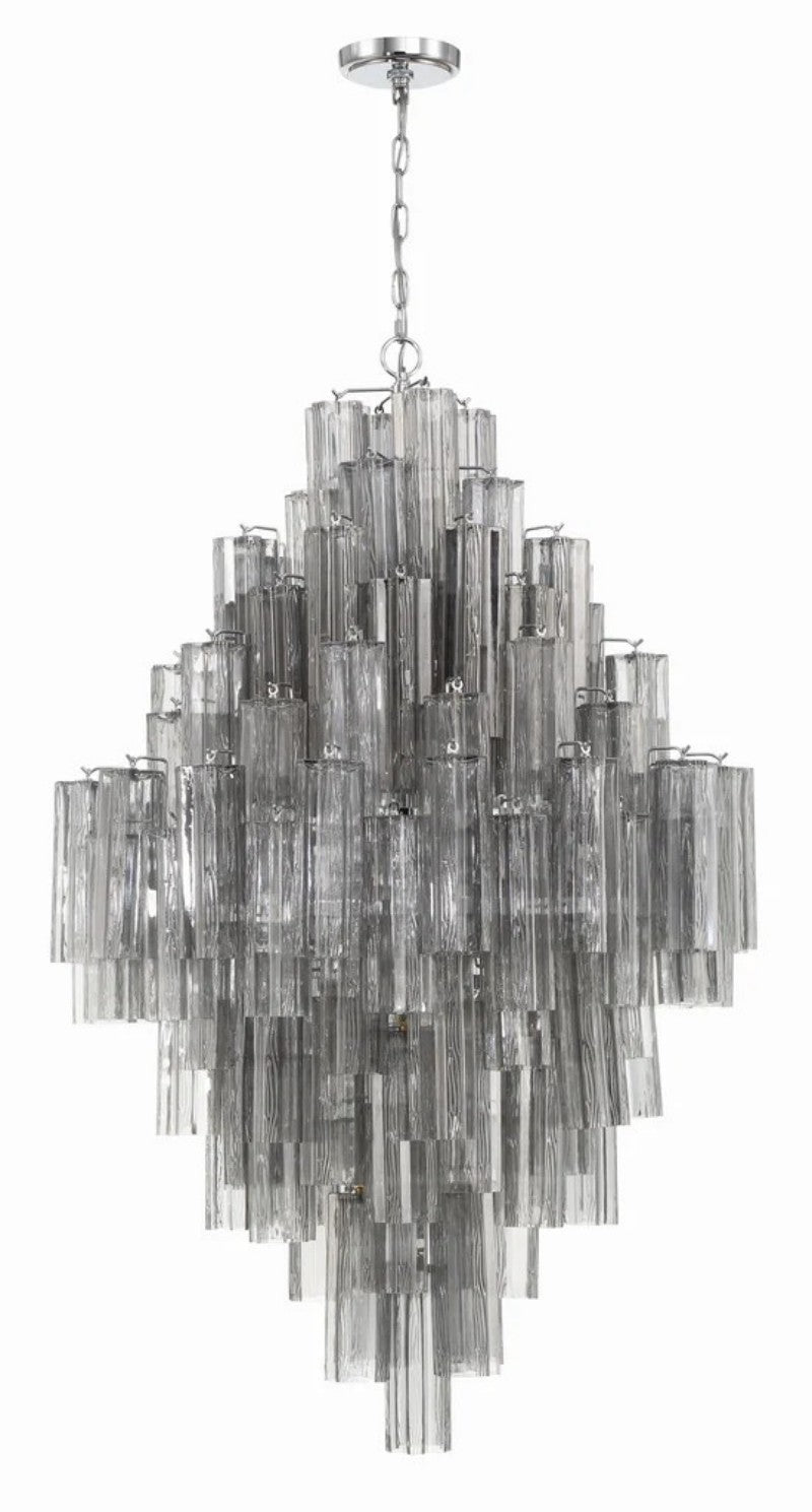 Eddifod Tiered 20-Light Chandelier-Chandelier-Jecanoli