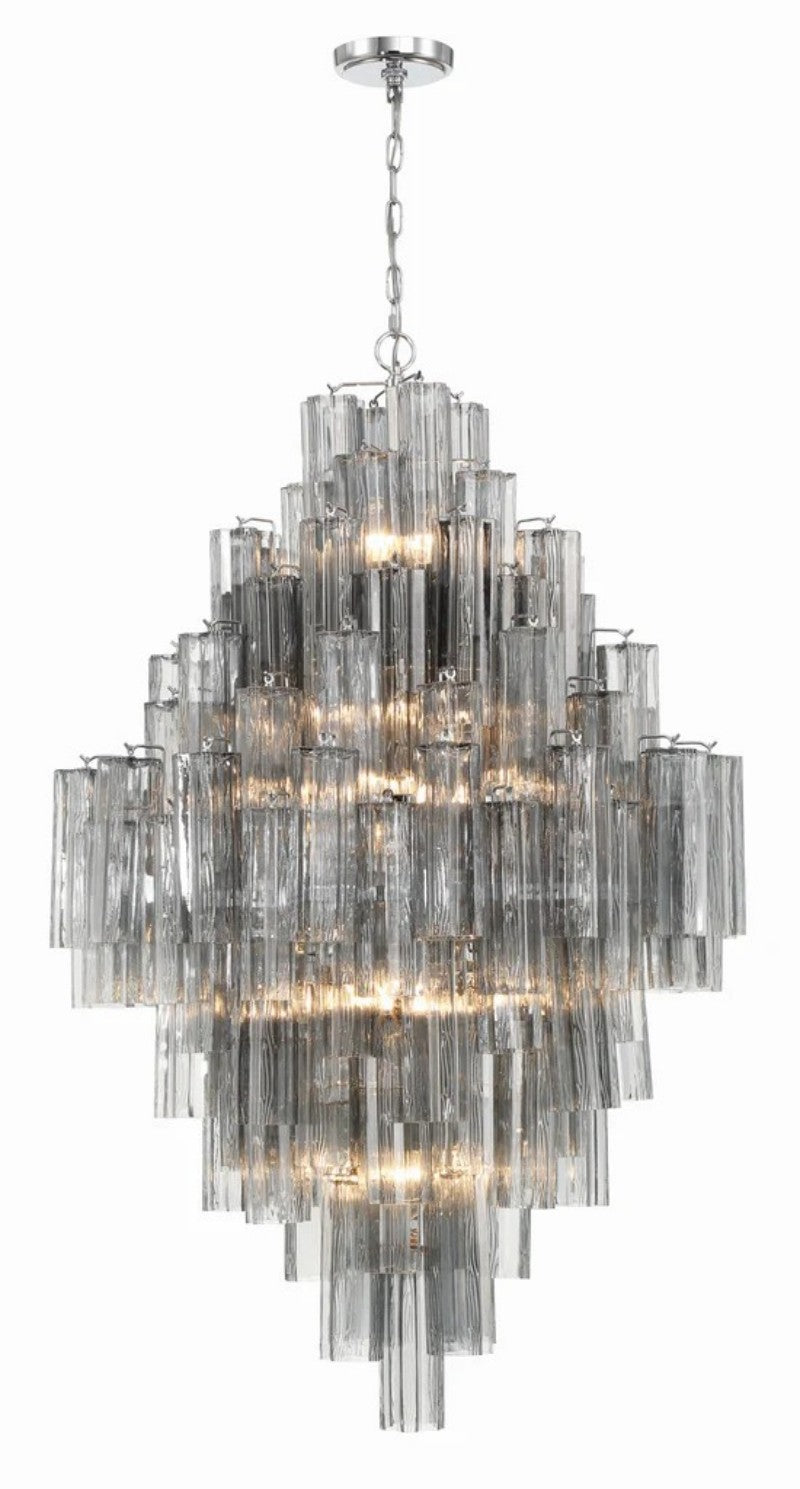 Eddifod Tiered 20-Light Chandelier-Chandelier-Jecanoli