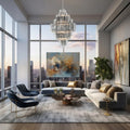 Eddifod Tiered 20-Light Chandelier-Chandelier-Jecanoli