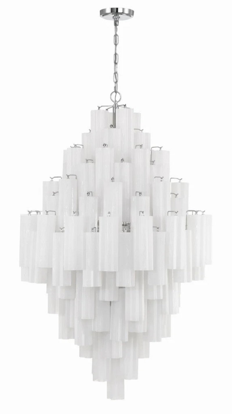 Eddifod Tiered 20-Light Chandelier-Chandelier-Jecanoli