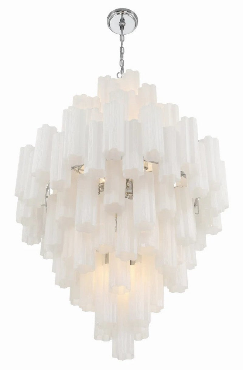 Eddifod Tiered 20-Light Chandelier-Chandelier-Jecanoli