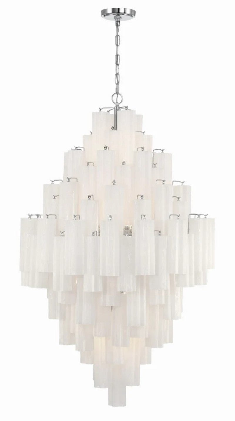 Eddifod Tiered 20-Light Chandelier-Chandelier-Jecanoli