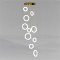 Alabaster Staircase Chandelier Light-chandeliers for dining room,chandeliers for stairways,chandeliers for foyer,chandeliers for bedrooms,chandeliers for kitchen,chandeliers for living room-Jecanoli