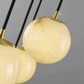 Alabaster Global Wavy Chandelier-Pendant for living room,Pendant for kitchen,Pendant for bathrooms,Pendant for bedrooms,Pendant for foyer,Pendant for stairways,Pendant for dining room-Jecanoli