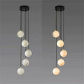 Alabaster Global Wavy Chandelier-Pendant for living room,Pendant for kitchen,Pendant for bathrooms,Pendant for bedrooms,Pendant for foyer,Pendant for stairways,Pendant for dining room-Jecanoli
