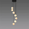 Alabaster Global Wavy Chandelier-Pendant for living room,Pendant for kitchen,Pendant for bathrooms,Pendant for bedrooms,Pendant for foyer,Pendant for stairways,Pendant for dining room-Jecanoli