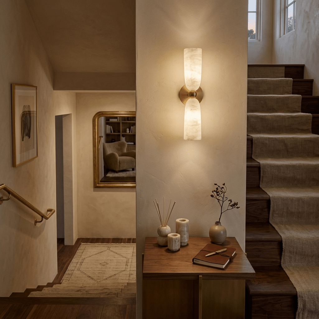 Alabaster Bell Wall Sconce - Vakkerlight