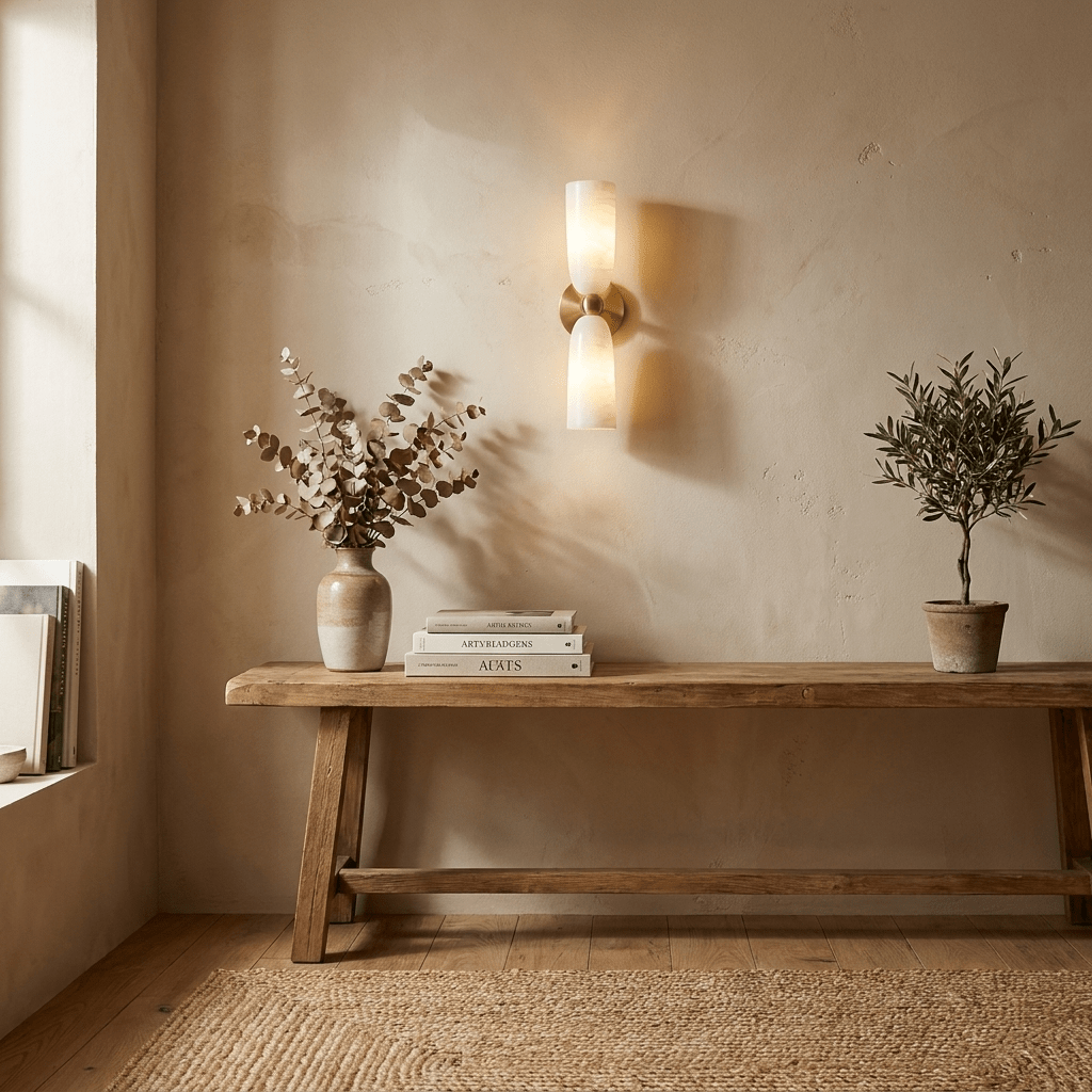 Alabaster Bell Wall Sconce - Vakkerlight
