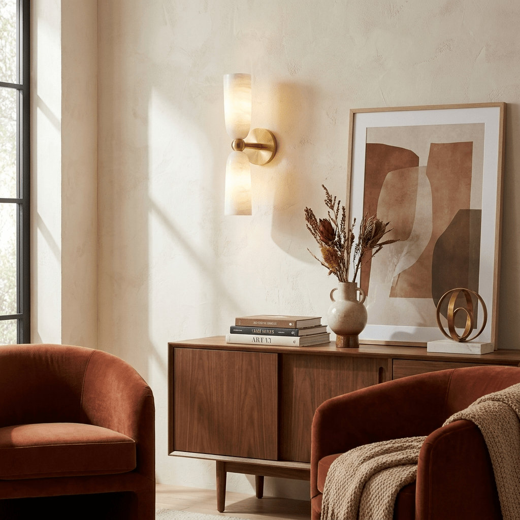 Alabaster Bell Wall Sconce - Vakkerlight