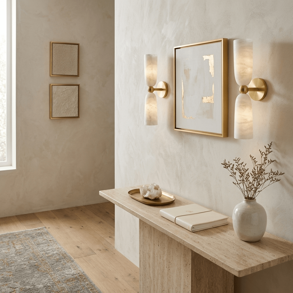 Alabaster Bell Wall Sconce - Vakkerlight