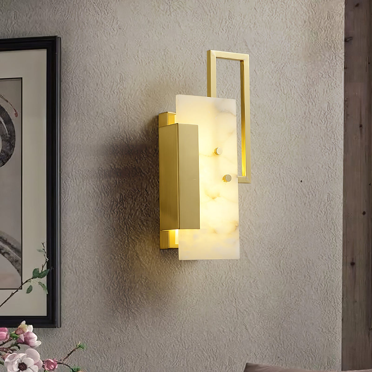 Althea Alabaster Wall Sconce - Vakkerlight