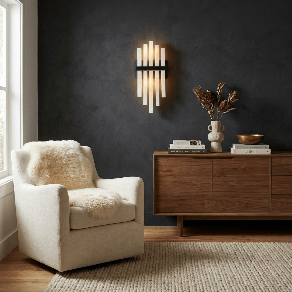 Alabaster Cascade Wall Lamp - Vakkerlight