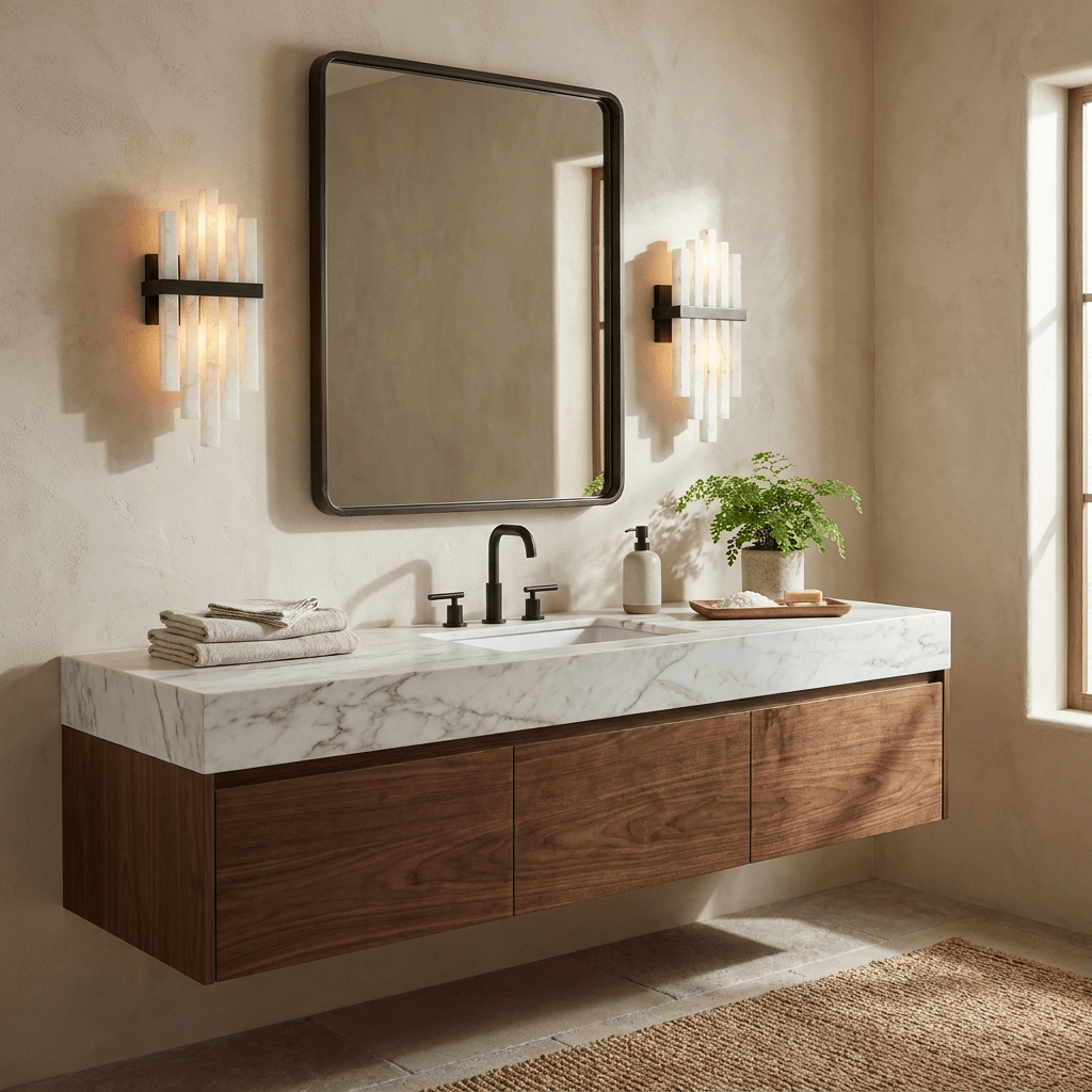 Alabaster Cascade Wall Lamp - Vakkerlight