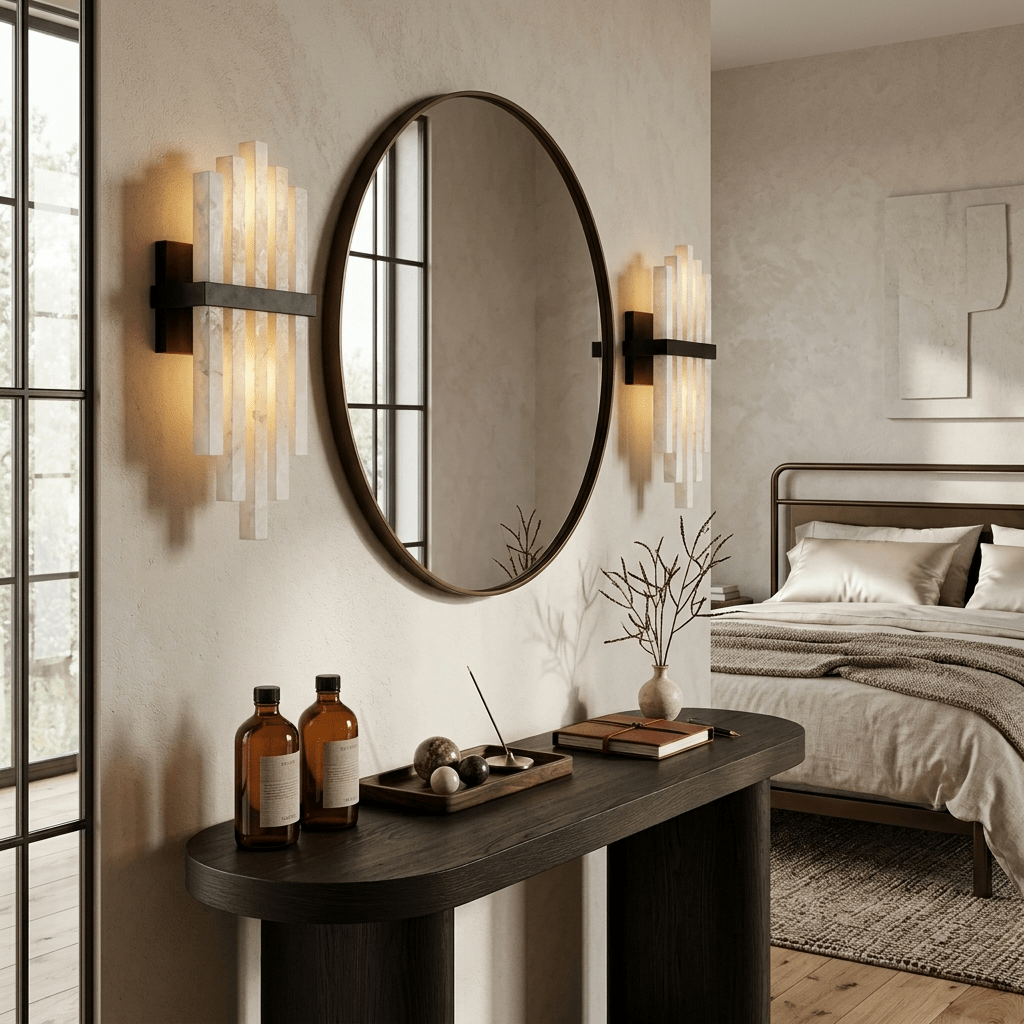 Alabaster Cascade Wall Lamp - Vakkerlight