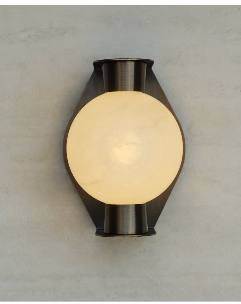 Alabaster Orb Sconce - Vakkerlight