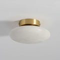 Alabaster Oval Ceiling Lamp - Vakkerlight