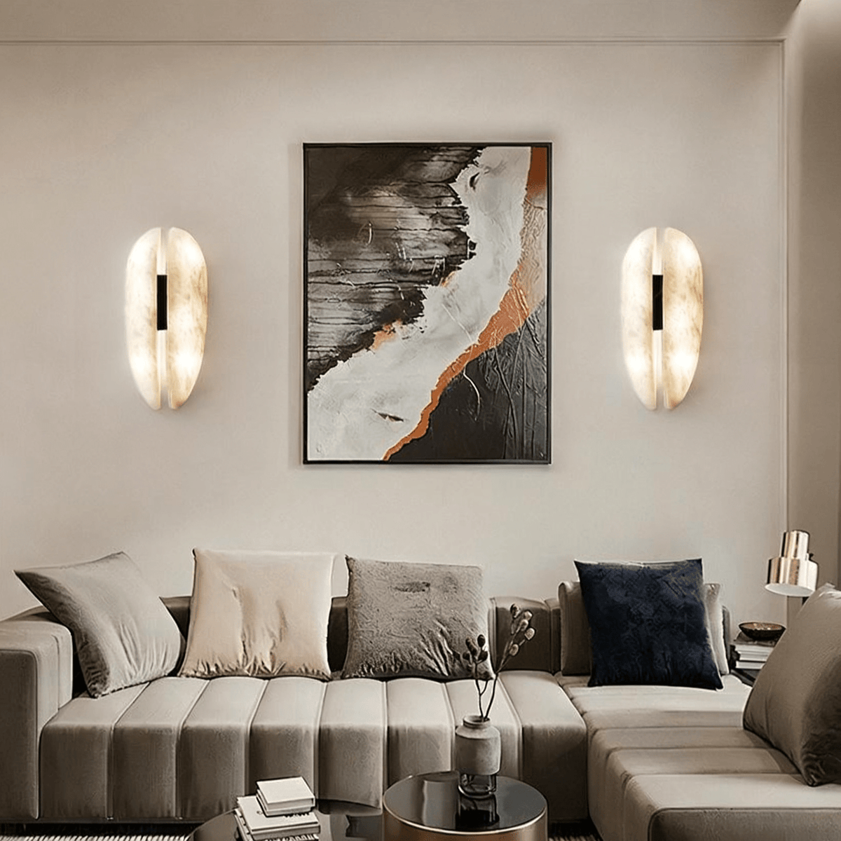 Alabaster Veil Wall Sconce - Vakkerlight