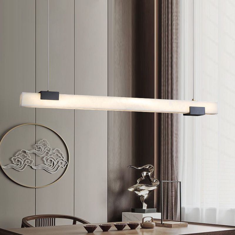 Alabaster Square Pillar Dining Chandelier-Pendant for living room,Pendant for kitchen,Pendant for bathrooms,Pendant for bedrooms,Pendant for foyer,Pendant for stairways,Pendant for dining room-Jecanoli