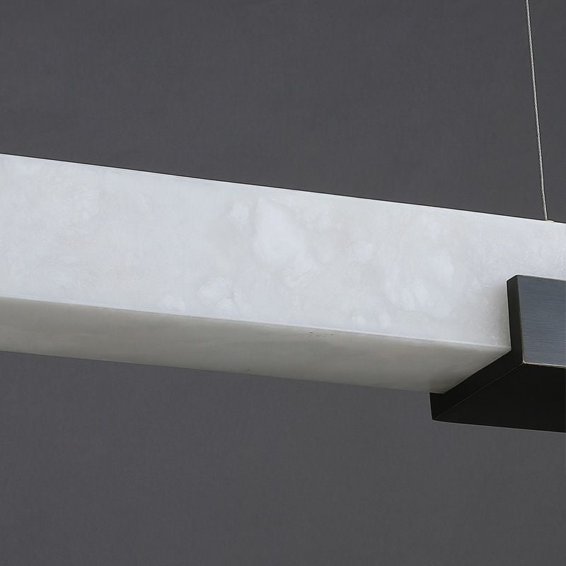 Alabaster Square Pillar Dining Chandelier-Pendant for living room,Pendant for kitchen,Pendant for bathrooms,Pendant for bedrooms,Pendant for foyer,Pendant for stairways,Pendant for dining room-Jecanoli