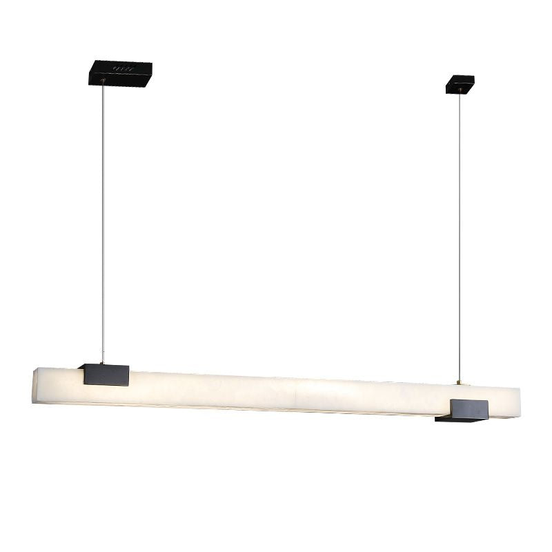 Alabaster Square Pillar Dining Chandelier-Pendant for living room,Pendant for kitchen,Pendant for bathrooms,Pendant for bedrooms,Pendant for foyer,Pendant for stairways,Pendant for dining room-Jecanoli