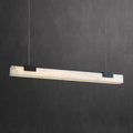 Alabaster Square Pillar Dining Chandelier-Pendant for living room,Pendant for kitchen,Pendant for bathrooms,Pendant for bedrooms,Pendant for foyer,Pendant for stairways,Pendant for dining room-Jecanoli