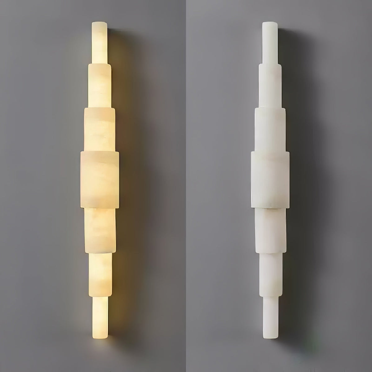 Alba Cascade Alabaster Wall Sconce - Vakkerlight