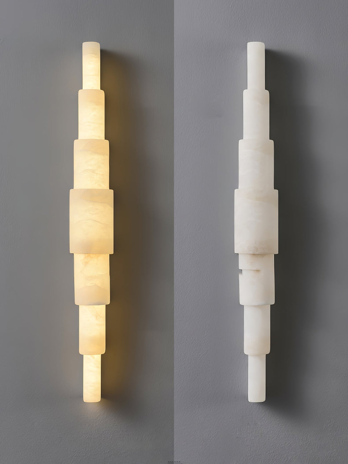 Alba Cascade Alabaster Wall Sconce - Vakkerlight