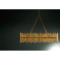 Althely 10 Lights Rectangle Pendant Chandelier-Jecanoli