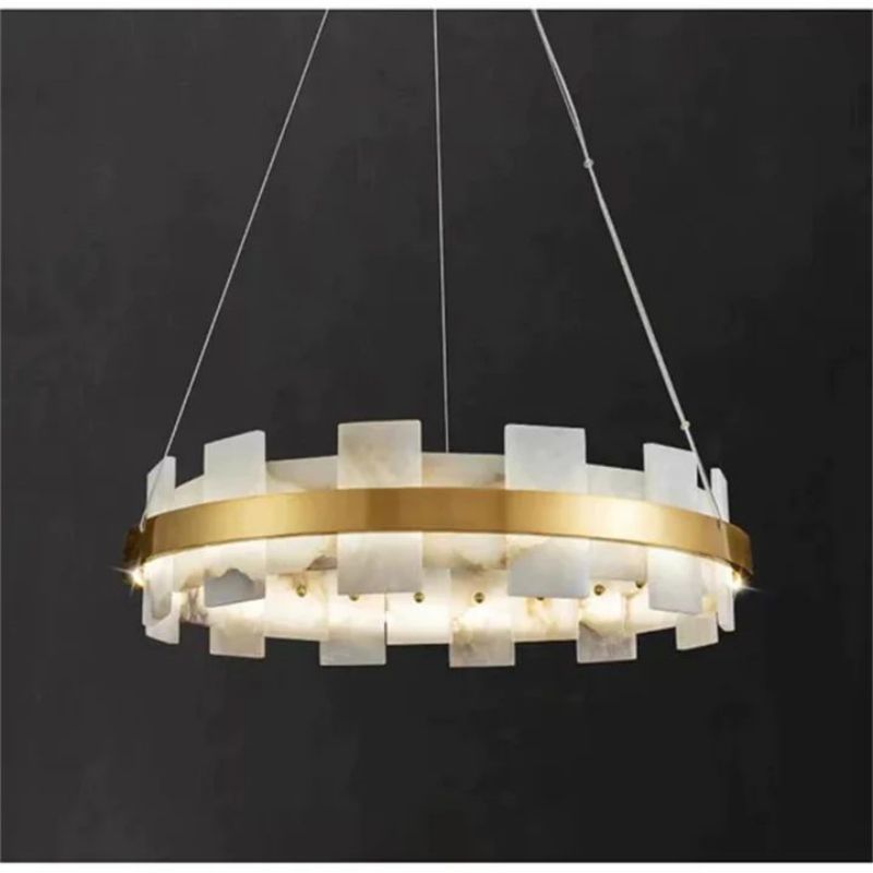 Alabaster Pomois Modern Chandelier-Pendant for living room,Pendant for kitchen,Pendant for bathrooms,Pendant for bedrooms,Pendant for foyer,Pendant for stairways,Pendant for dining room-Jecanoli