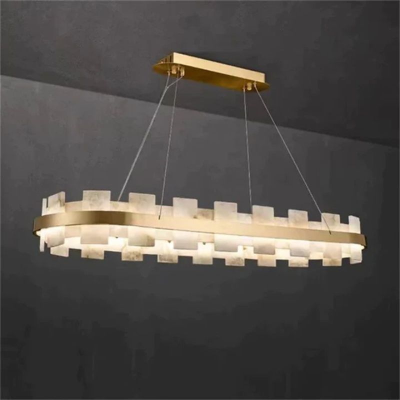 Alabaster Pomois Modern Chandelier-Pendant for living room,Pendant for kitchen,Pendant for bathrooms,Pendant for bedrooms,Pendant for foyer,Pendant for stairways,Pendant for dining room-Jecanoli