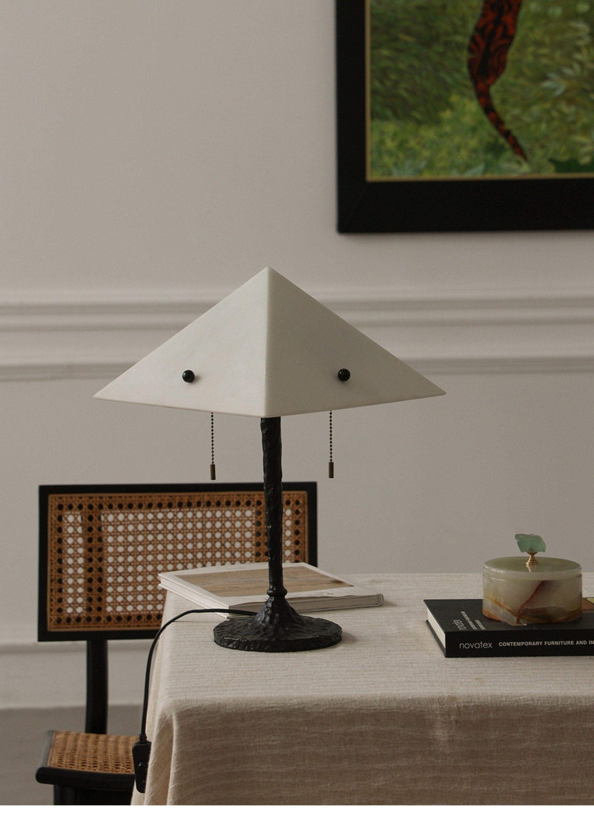 Apex Alabaster Prism Table Lamp - Vakkerlight