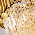 Astra Gold/Chrome Crystal Chandelier for Living Room & Dining Room-Crystal Chandelier-Jecanoli