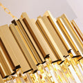 Astra Gold/Chrome Crystal Chandelier for Living Room & Dining Room-Crystal Chandelier-Jecanoli