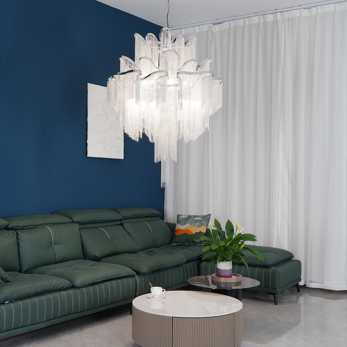 Stream Chain Chandelier-Chandelier-Jecanoli