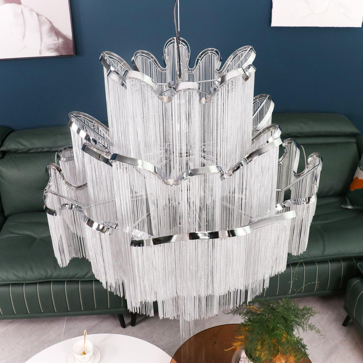 Stream Chain Chandelier-Chandelier-Jecanoli