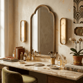 Aurelia Arch Alabaster Wall Light - Vakkerlight