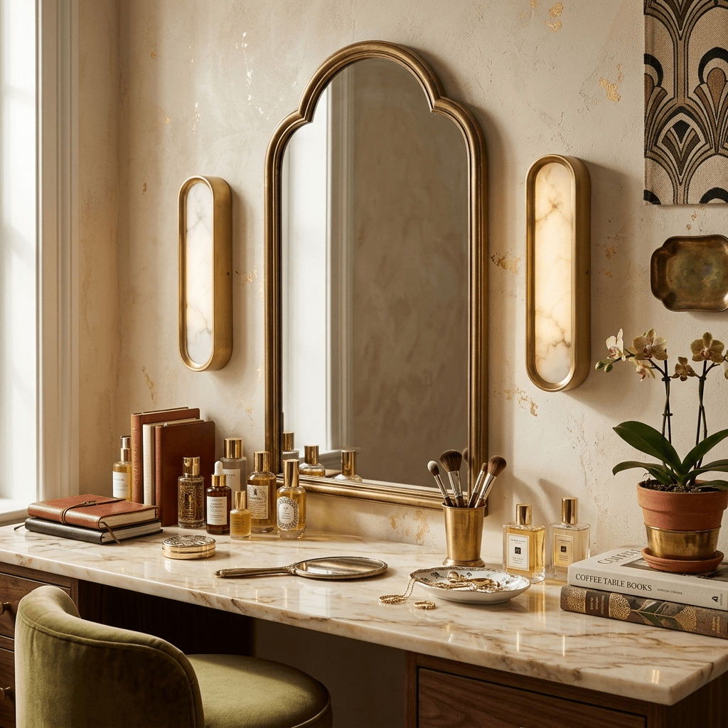 Aurelia Arch Alabaster Wall Light - Vakkerlight