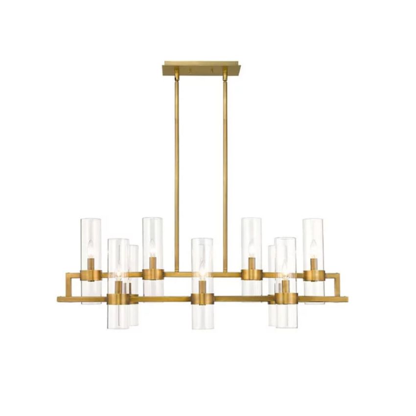 Brio Rectangles Chandelier 43"-chandelier for bedroom,chandelier for dining room,chandelier for stairways,chandelier for foyer,chandelier for bathrooms,chandelier for living room-Jecanoli