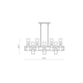 Brio Rectangles Chandelier 43