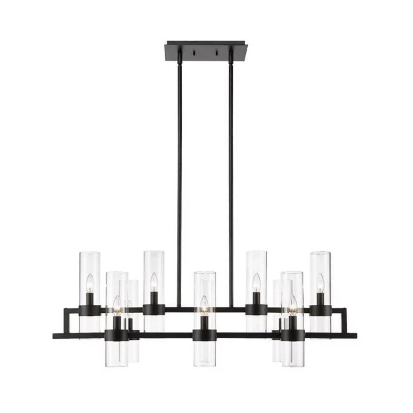 Brio Rectangles Chandelier 43"-chandelier for bedroom,chandelier for dining room,chandelier for stairways,chandelier for foyer,chandelier for bathrooms,chandelier for living room-Jecanoli