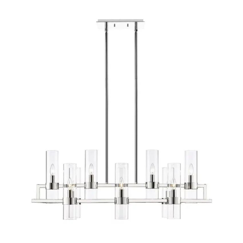 Brio Rectangles Chandelier 43"-chandelier for bedroom,chandelier for dining room,chandelier for stairways,chandelier for foyer,chandelier for bathrooms,chandelier for living room-Jecanoli