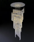 Contemporary Long Spiral Chandelier for Staircase 63