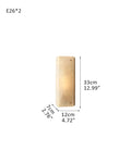 Reynard Alabaster Grand Wall Sconce Light Fixture 13"H 25"H