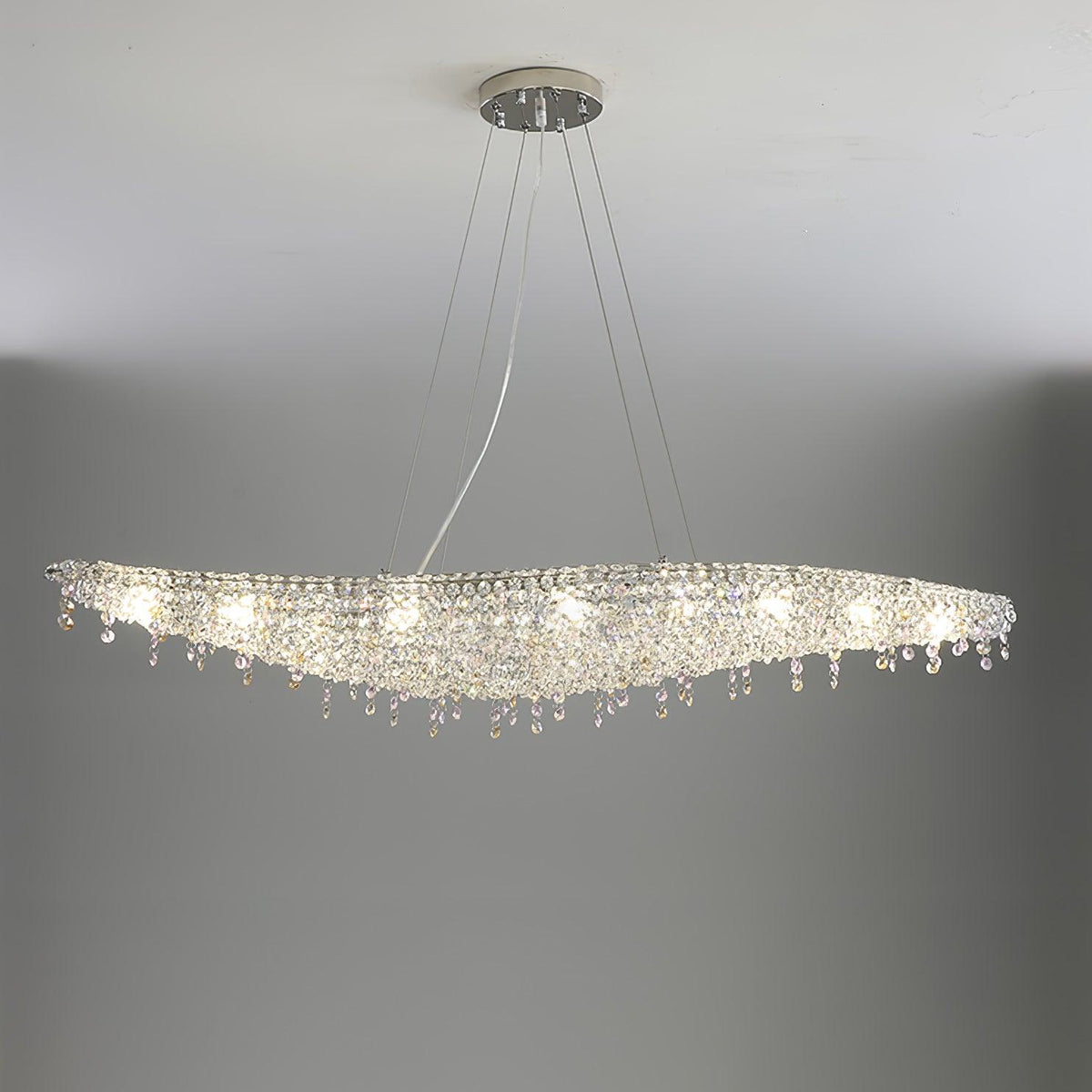 Elegant Boat Crystal Chandelier-Chandelier-Jecanoli