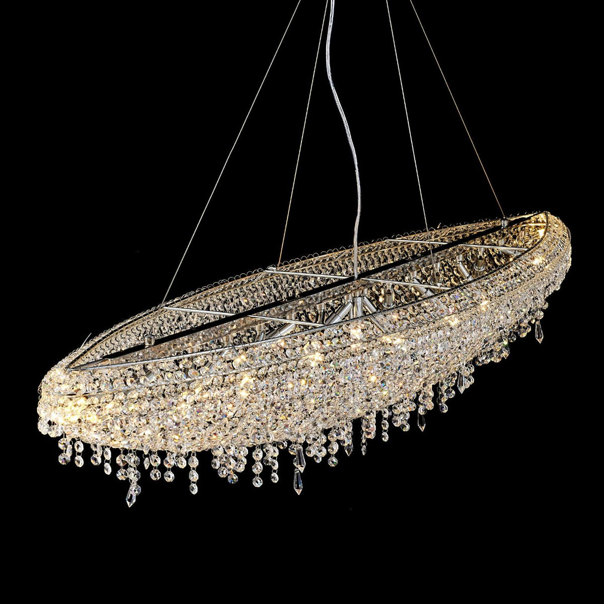 Elegant Boat Crystal Chandelier-Chandelier-Jecanoli