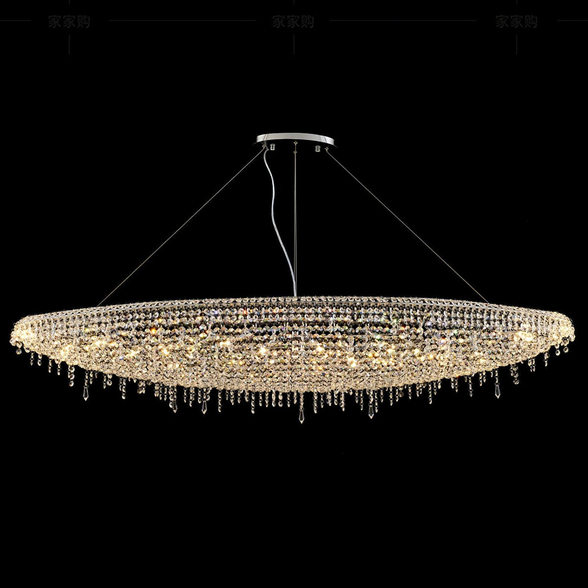 Elegant Boat Crystal Chandelier-Chandelier-Jecanoli