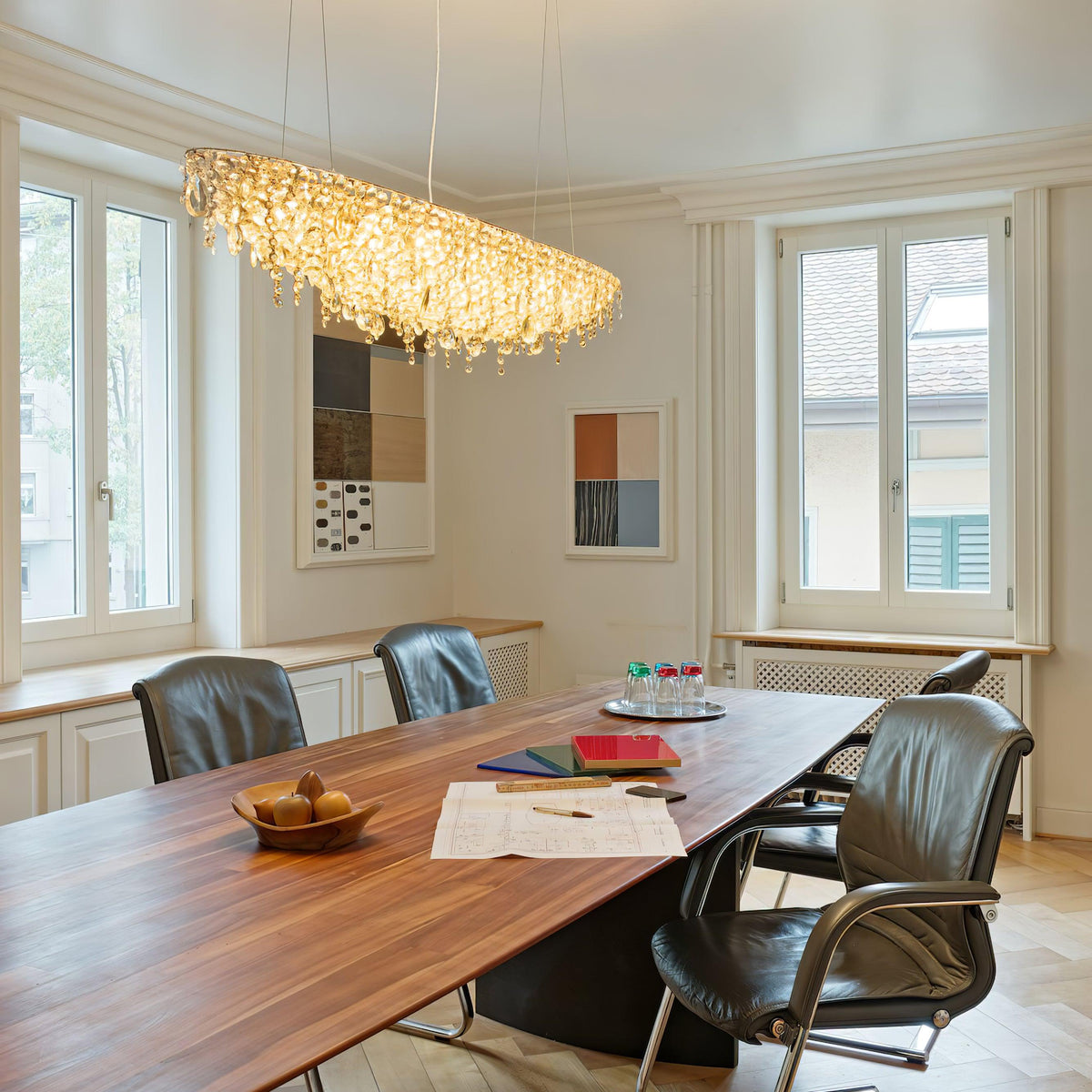 Elegant Boat Crystal Chandelier-Chandelier-Jecanoli