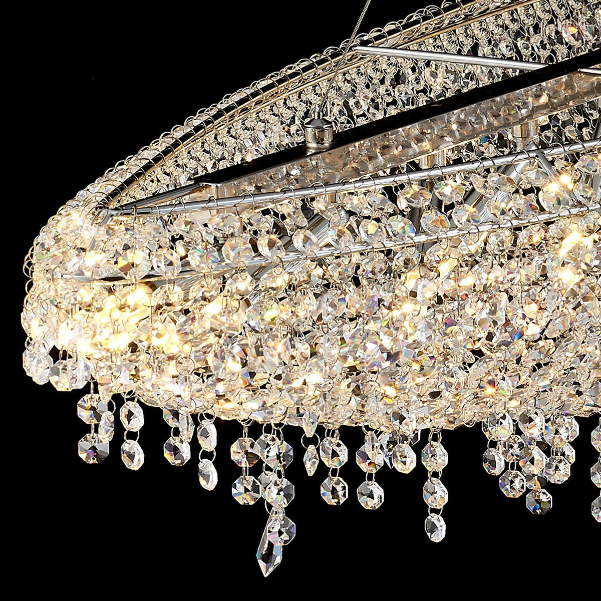 Elegant Boat Crystal Chandelier-Chandelier-Jecanoli